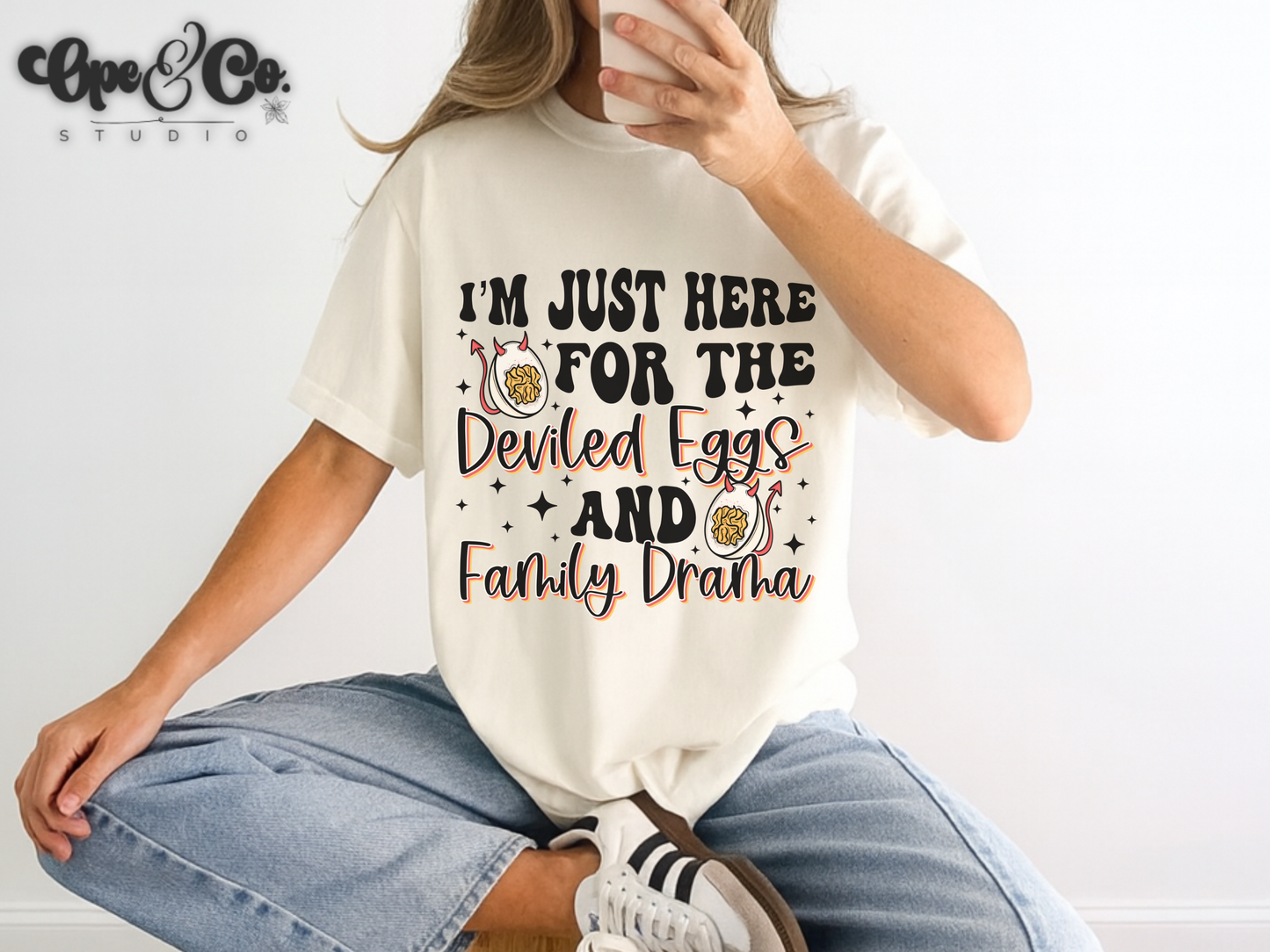Deviled Eggs & Family Drama Tee