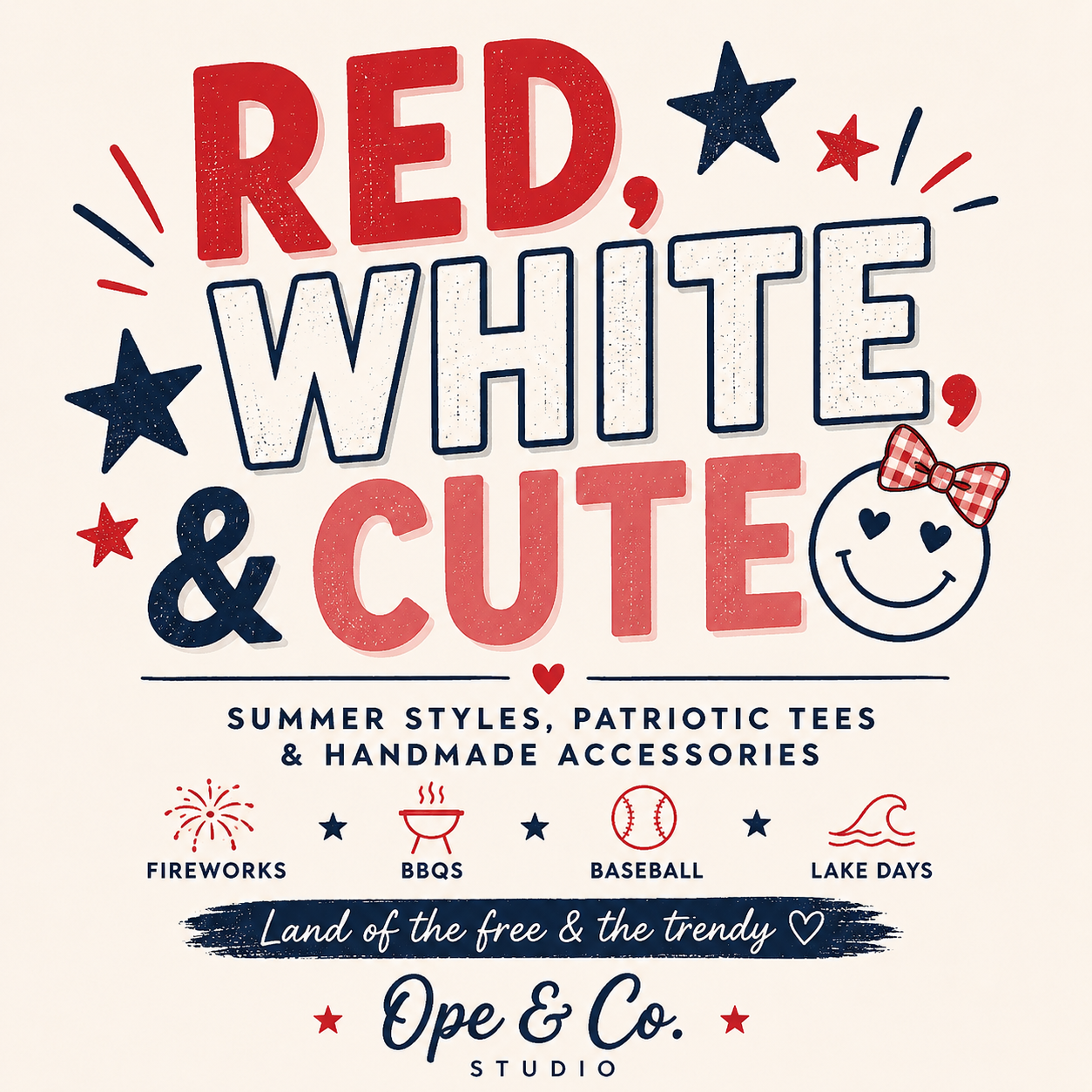 Red, White & Cute 🇺🇸