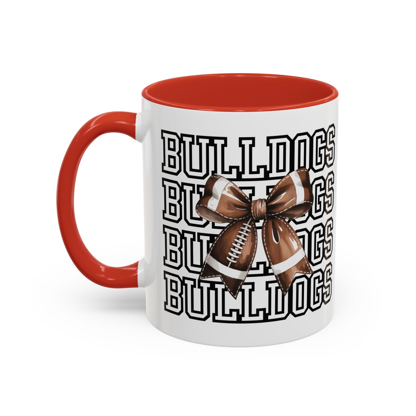 Bulldogs + Bows = Game Day Goals – Heath Spirit Mug