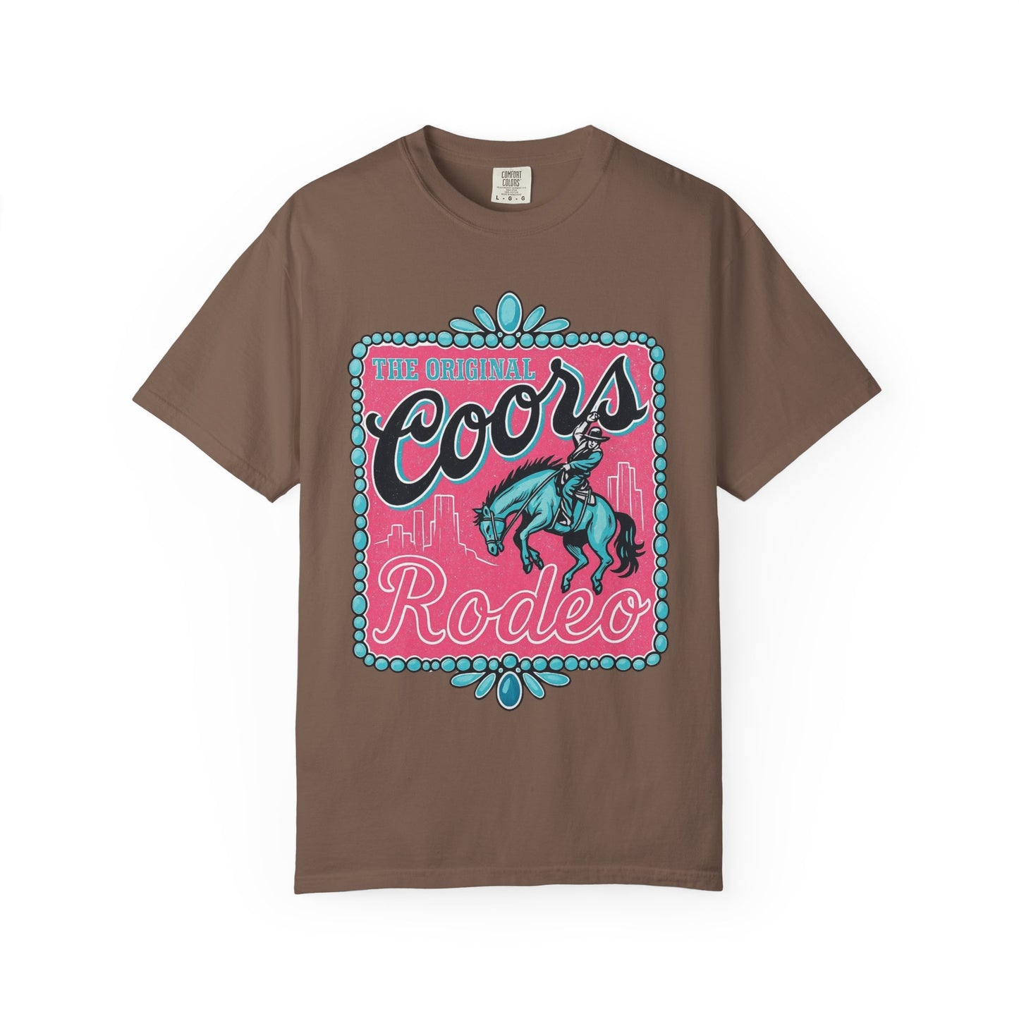 🤠 Coors Rodeo Graphic Tee – Retro Western Shirt for Cowgirls & Concert Queens 🎤🍻