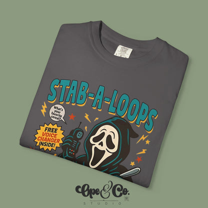 Stab-A-Loops Tee – Ghostface Cereal Shirt 🍽️🔪 A Scream You Can Spoon!