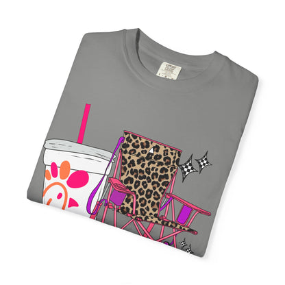 🪑 “Steady Mommin’” Tee – Leopard Chairs, Chick-fil-A & Chaos Served Cute ✨🍟