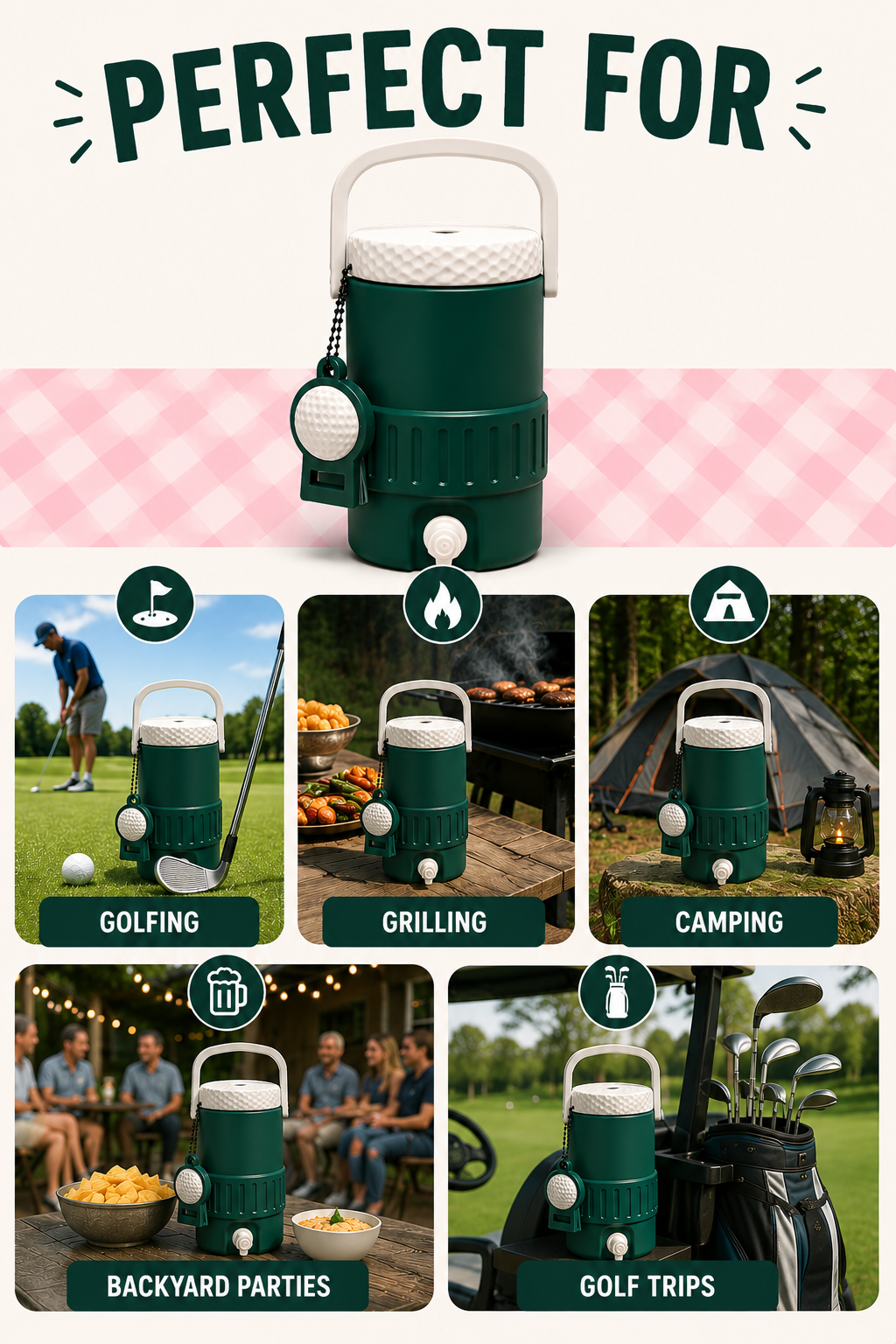 Golf Can Cooler - Father's Day Special