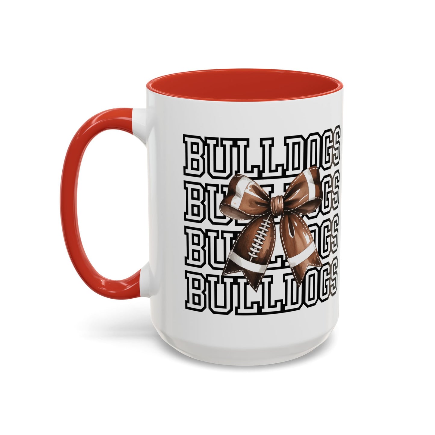 Bulldogs + Bows = Game Day Goals – Heath Spirit Mug