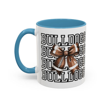 Bulldogs + Bows = Game Day Goals – Heath Spirit Mug
