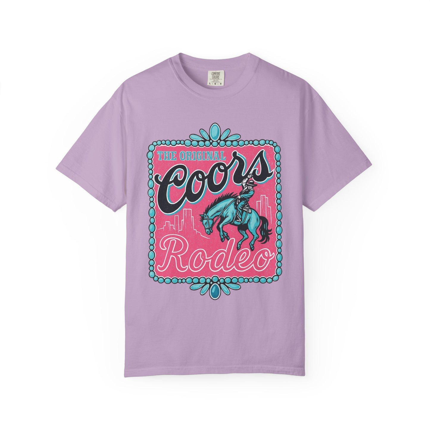 🤠 Coors Rodeo Graphic Tee – Retro Western Shirt for Cowgirls & Concert Queens 🎤🍻