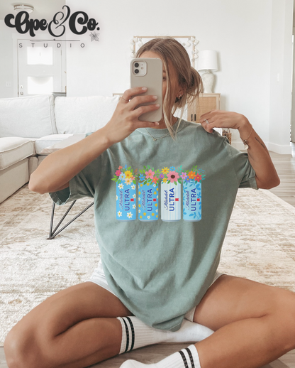 🌸 “Ultra Bloom” Concert Season Tee – For Brunch Babes, Beer Queens & Main Stage Moments 🎶✨