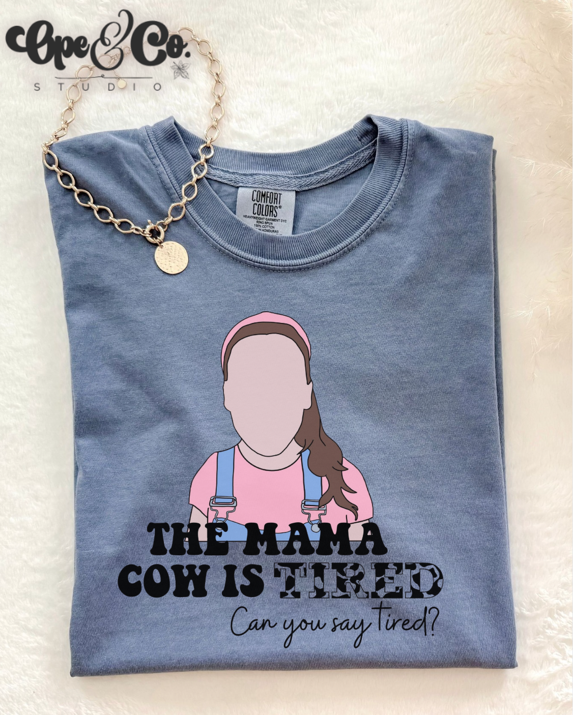 🐄 “The Mama Cow is Tired” Tee – A Miss Rachel-Inspired Mood for Every Exhausted Mama 😮‍💨💖