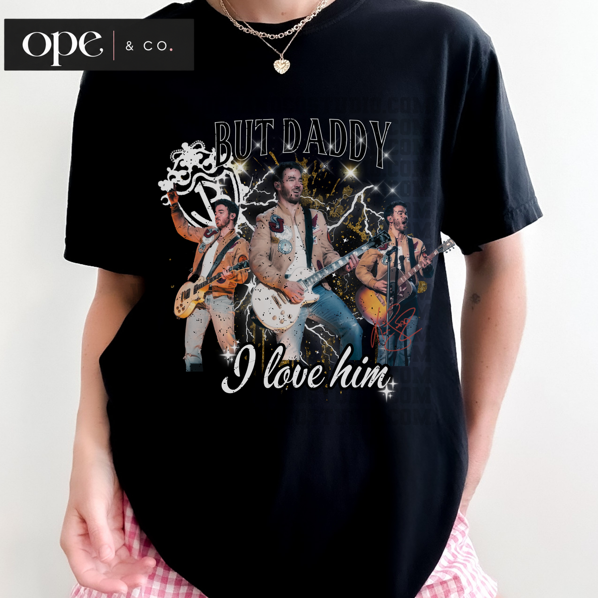 But Daddy I Love Him Kevin Jonas Graphic Tee - product photo 1