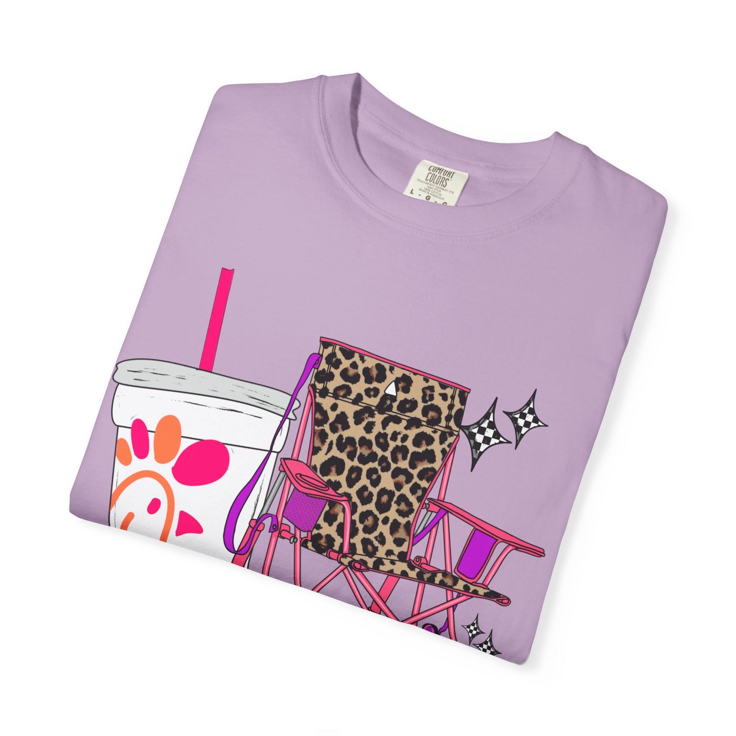 🪑 “Steady Mommin’” Tee – Leopard Chairs, Chick-fil-A & Chaos Served Cute ✨🍟