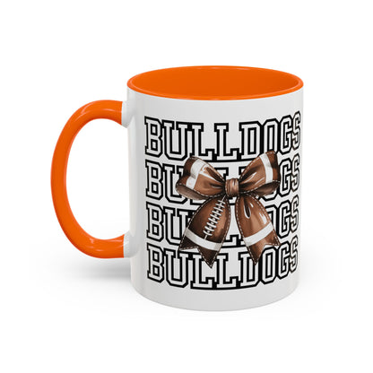 Bulldogs + Bows = Game Day Goals – Heath Spirit Mug