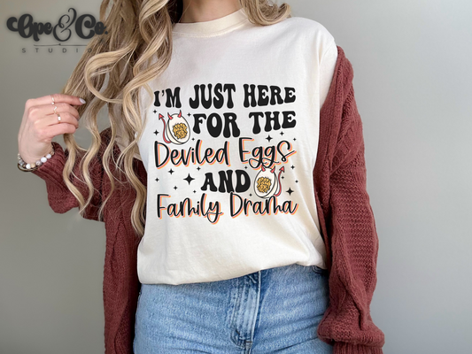 Deviled Eggs & Family Drama Tee