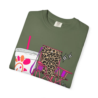 🪑 “Steady Mommin’” Tee – Leopard Chairs, Chick-fil-A & Chaos Served Cute ✨🍟