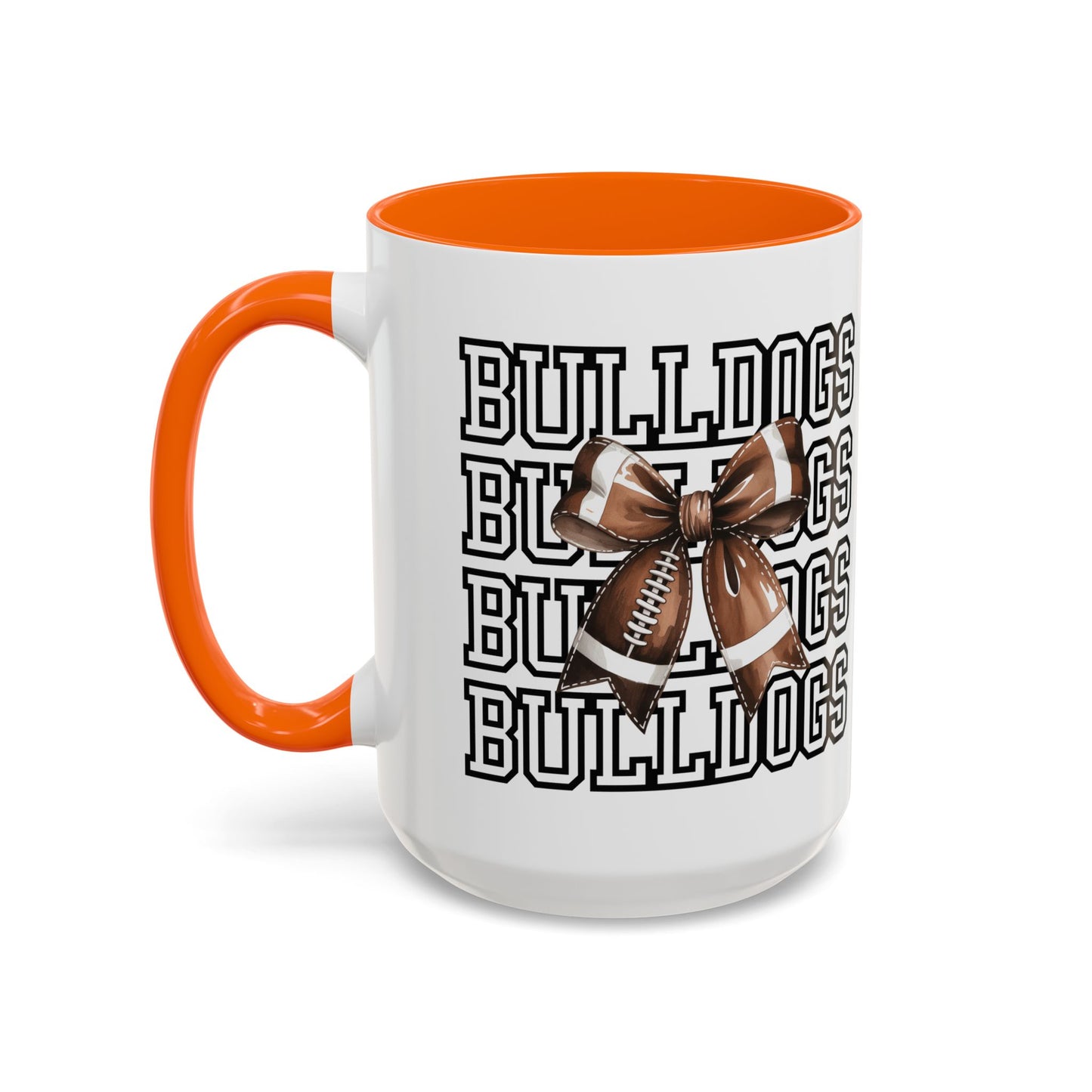 Bulldogs + Bows = Game Day Goals – Heath Spirit Mug