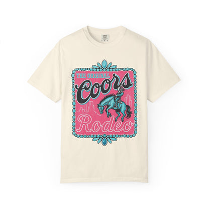 🤠 Coors Rodeo Graphic Tee – Retro Western Shirt for Cowgirls & Concert Queens 🎤🍻
