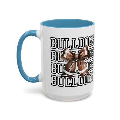 Bulldogs + Bows = Game Day Goals – Heath Spirit Mug