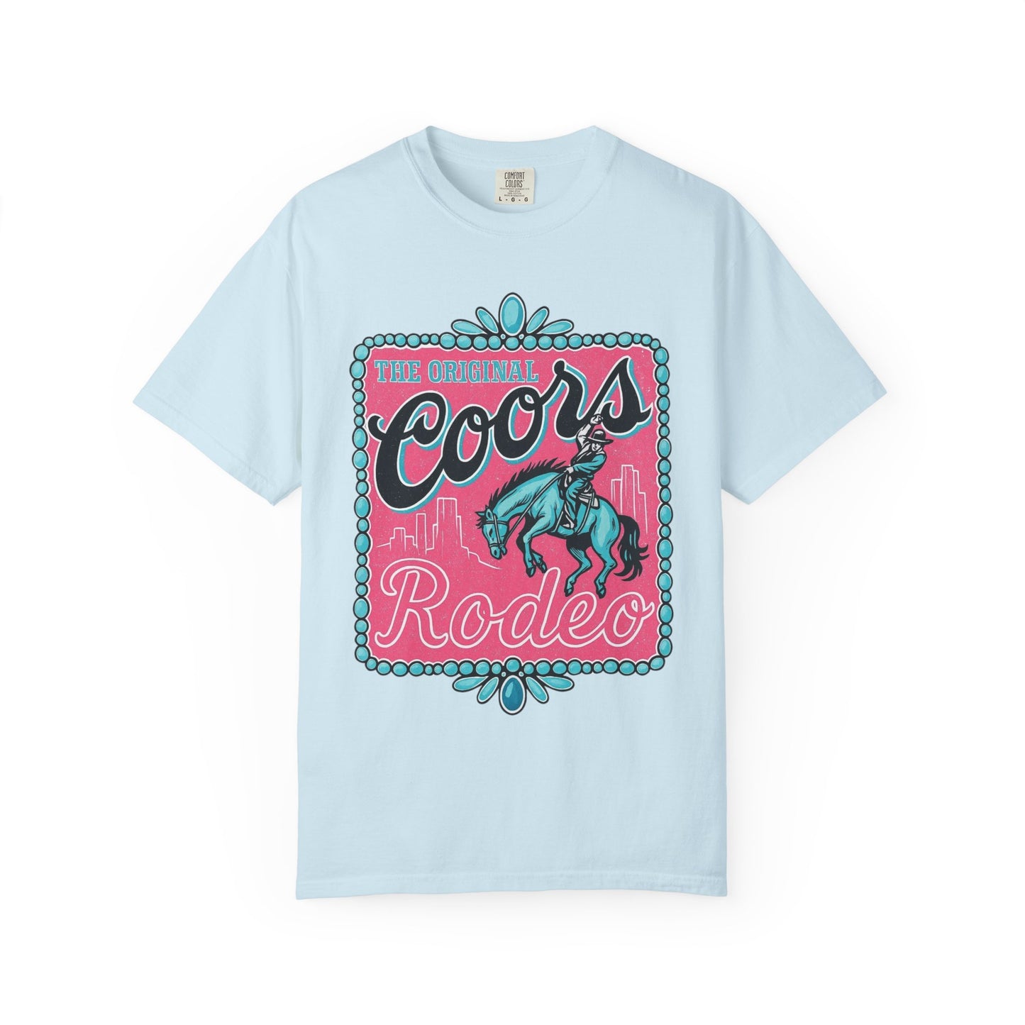 🤠 Coors Rodeo Graphic Tee – Retro Western Shirt for Cowgirls & Concert Queens 🎤🍻