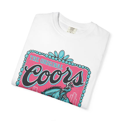 🤠 Coors Rodeo Graphic Tee – Retro Western Shirt for Cowgirls & Concert Queens 🎤🍻