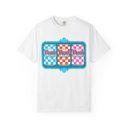 🍻 Coors Light Retro Tee – Checkerboard Can Design for Party Girls & Chill Queens 🎉