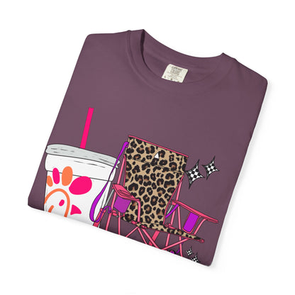 🪑 “Steady Mommin’” Tee – Leopard Chairs, Chick-fil-A & Chaos Served Cute ✨🍟