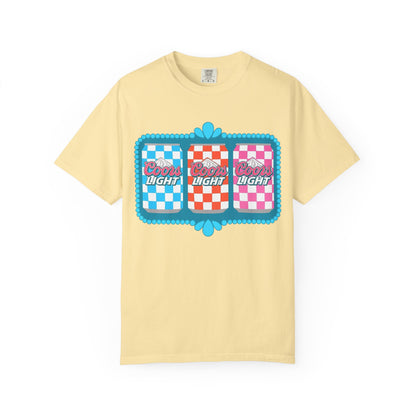 🍻 Coors Light Retro Tee – Checkerboard Can Design for Party Girls & Chill Queens 🎉