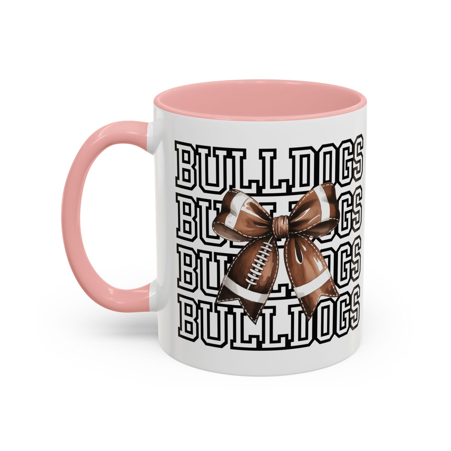Bulldogs + Bows = Game Day Goals – Heath Spirit Mug