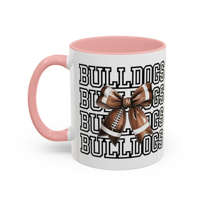 Bulldogs + Bows = Game Day Goals – Heath Spirit Mug