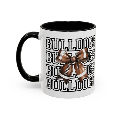 Bulldogs + Bows = Game Day Goals – Heath Spirit Mug