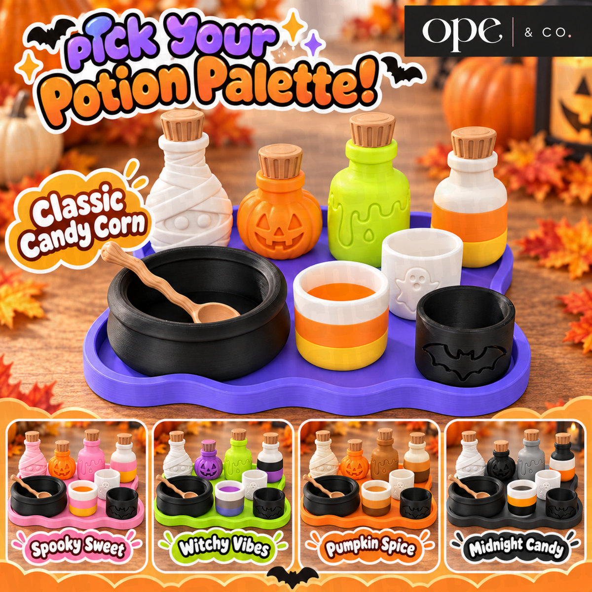 The Little Potion Parlour: Candy Corn Edition 🎃 | Halloween Pretend Play Potion Set