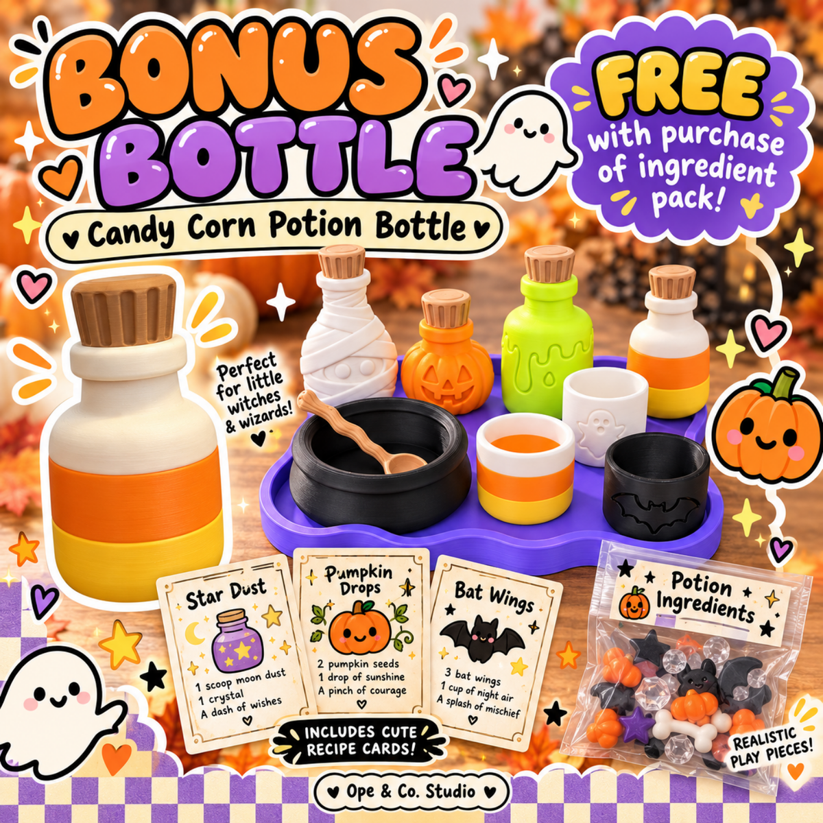 The Little Potion Parlour: Candy Corn Edition 🎃 | Halloween Pretend Play Potion Set