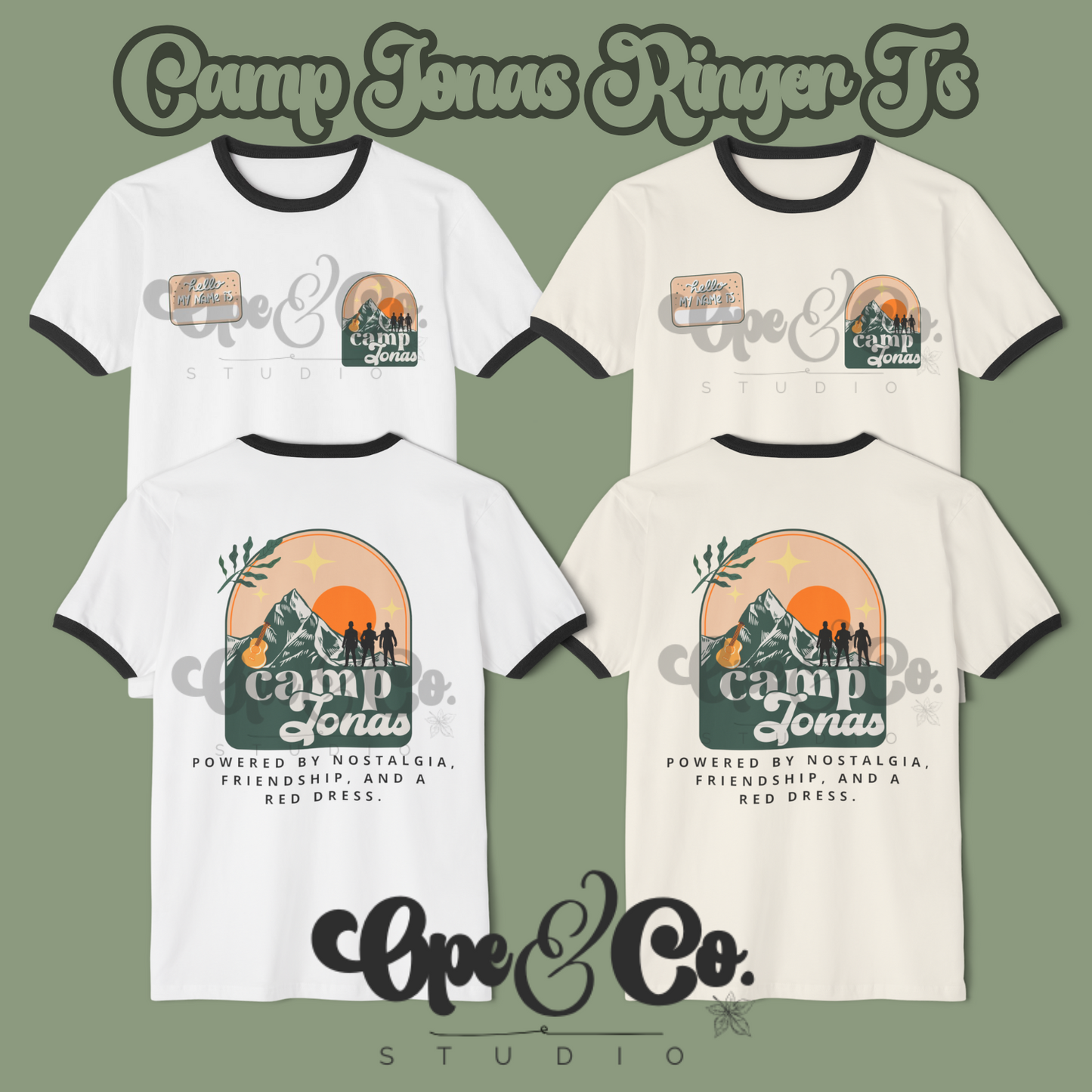 Camp Jonas Tee – Limited Edition Fan Club Style